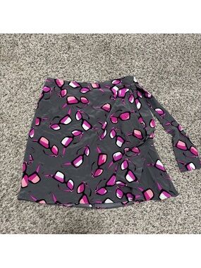 Emporio Armani Gray and Pink Patterned